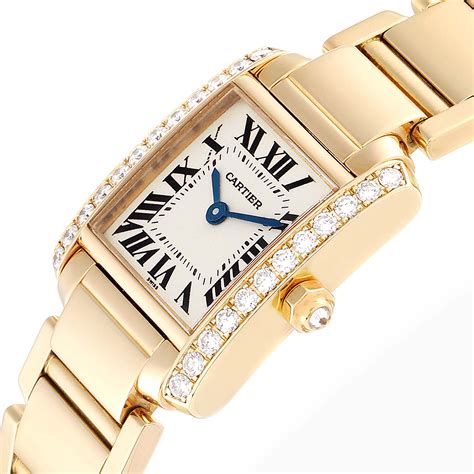 cartier diamond watch womens|ladies cartier watch with diamonds.